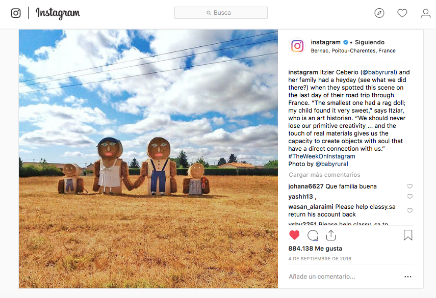 BabyRural en Instagram Mundial